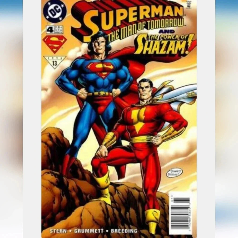 Superman and Shazam vintage Comicbook